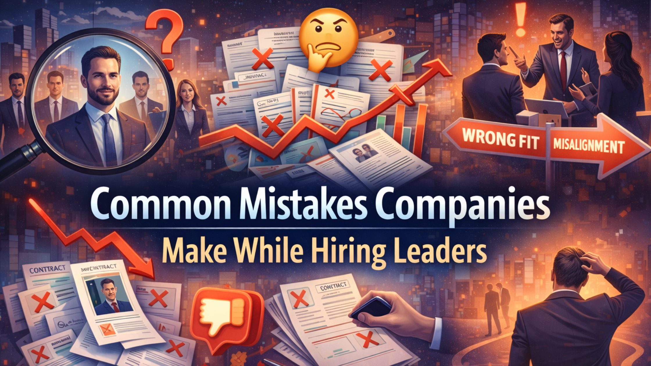 Common Mistakes Companies Make While Hiring Leaders